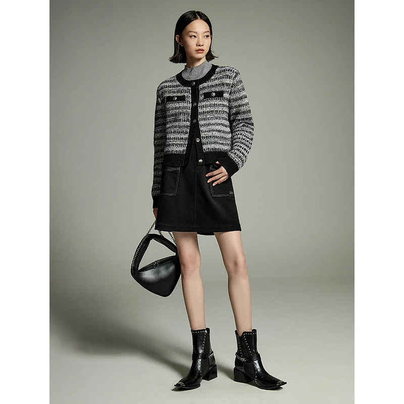 Рисунок 5 - Женский вязаный кардиган с длинным