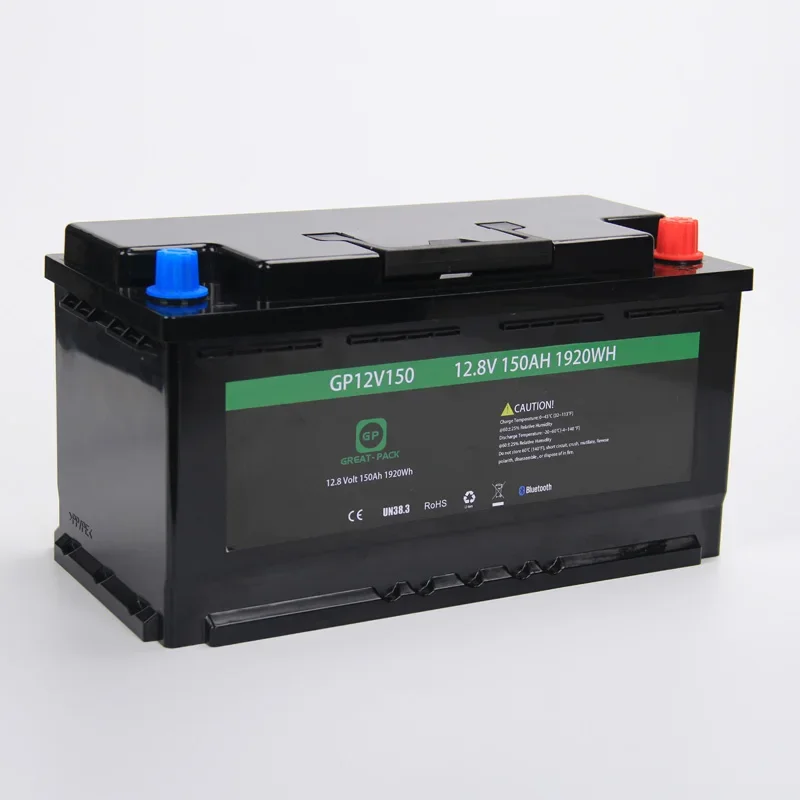 Литиевый аккумулятор Lifepo4 12 В 150 Ач для туристического автомобиля/мобильного