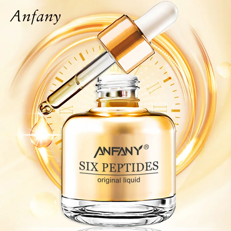 Anfany 1pcs 30ml Hexapeptide Stock Solution Firming Essence Hydrating and Moisturizing Dilute Fine Lines Nasolabial Crow's Feet