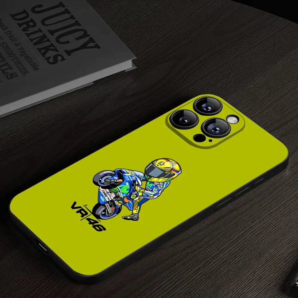 Чехол для телефона MINISO V-Valentiny R-Rossies 46 iPhone 15 16 13 Pro Max 14 12 11 Xr X 8 7 6 Plus роскошная задняя