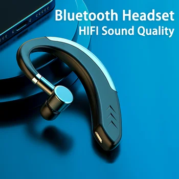 Wireless Bluetooth Headset Single Ear Left and Right Ear Wear Ear-Mounted for iPhone Samsung Xiaomi Phone in-Ear Earphone 1