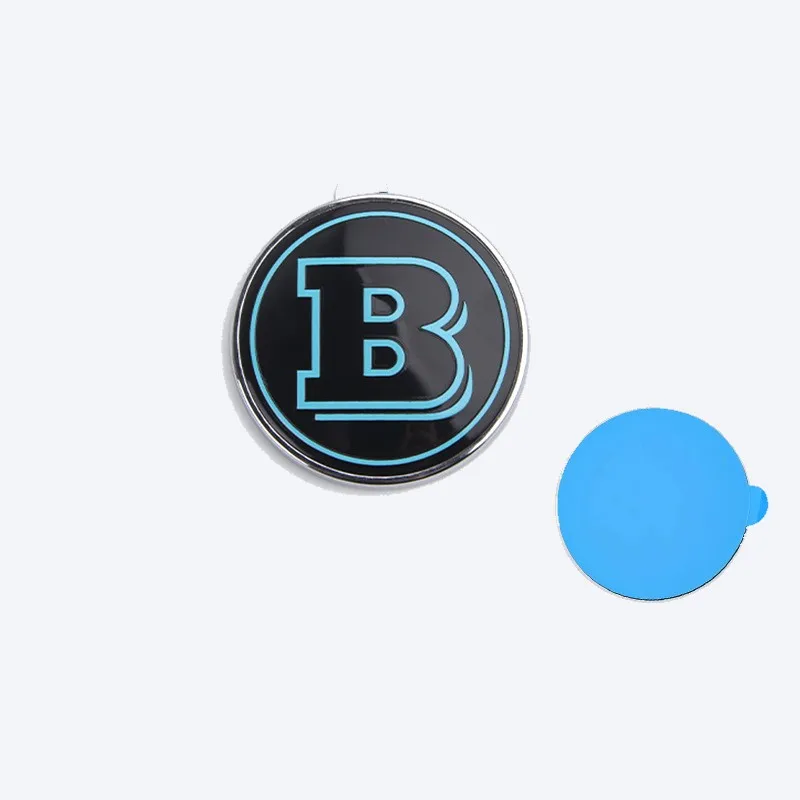 

56 мм наклеенный значок с логотипом Brabus для автомобиля Vito V class, логотип капота двигателя или задний багажник, аксессуары для модификации значка Emblecm