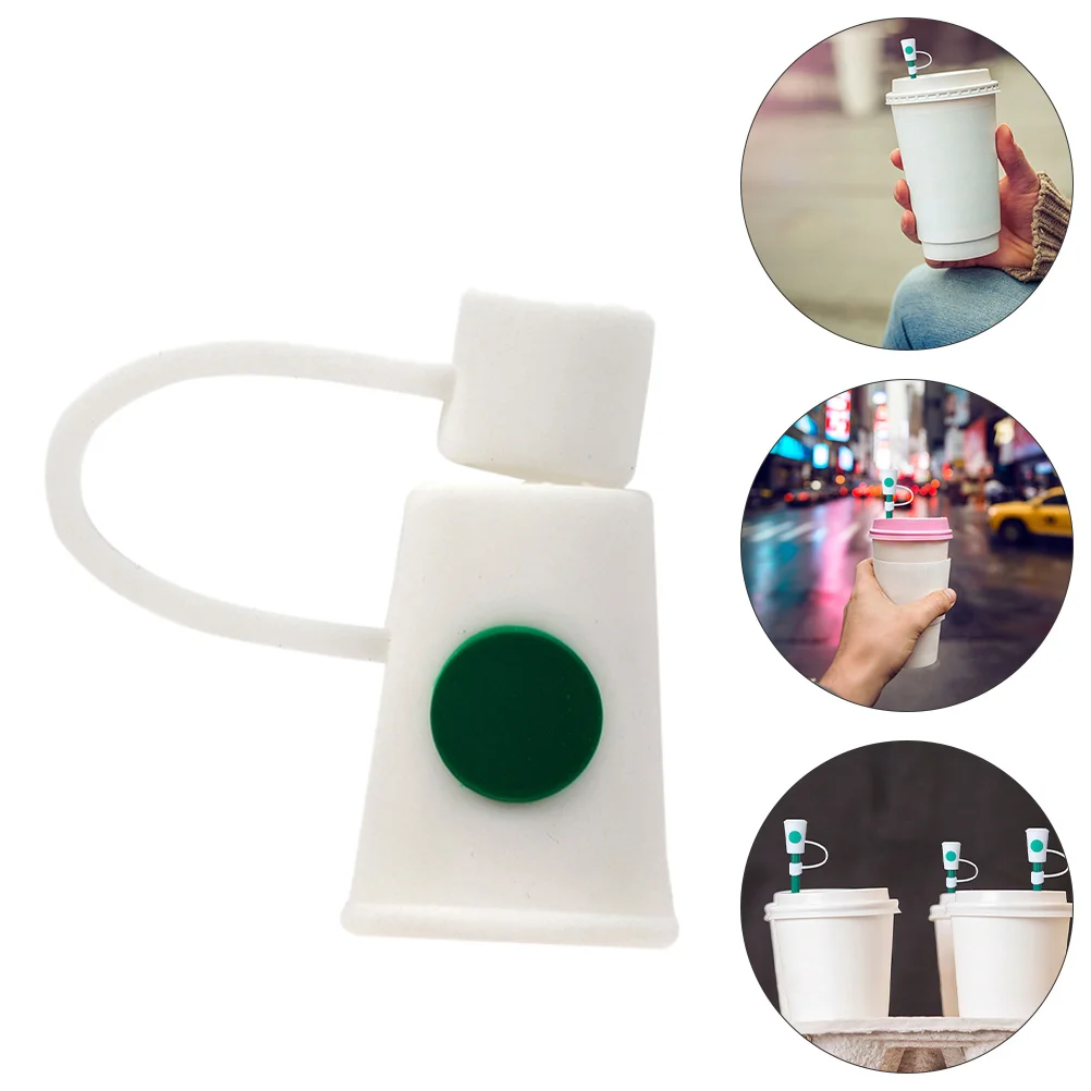 

Straw Covers Tips Cap Cover Silicone Drinking Caps Straws Lid Lids Protector Anti Reusable Party