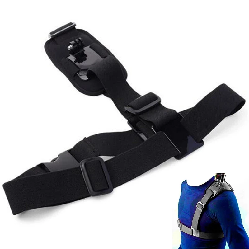 

Shoulder Mount Strap for Gopro 8 7 6 5 4 3+ 3 2 1 Adjusted Elastic Straps Clamp for Action Cameras Gopro Accessories