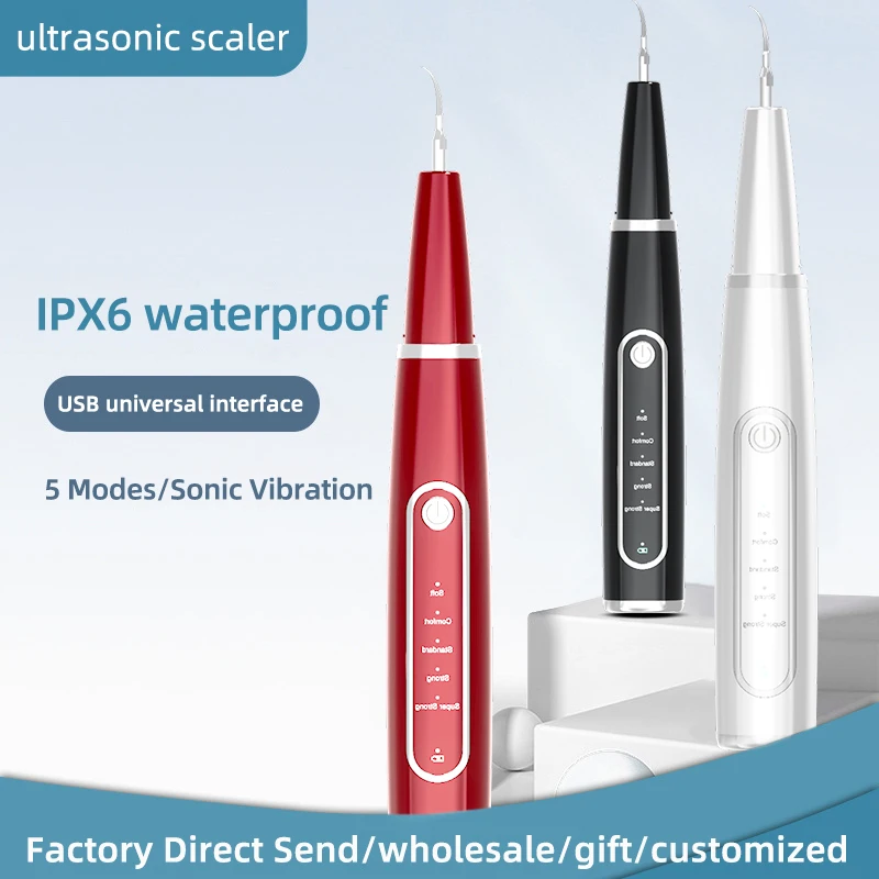Электрический стоматологический скалер для удаления зубного налета