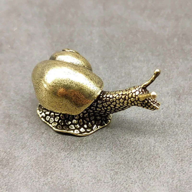 

Fashion Ornaments Tea Pet Ceremony Vintage Copper Simulation Animal Toy Figurines Miniatures Home Decorations