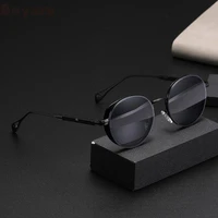 boyarn luxury brand design steampunk sunscreen sunglasses mens trendy round frame sunglasses mens cross border gafas de sol gl
