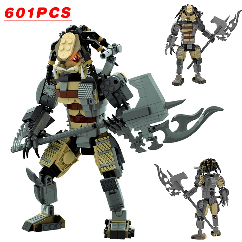 Xenomorph Facehugger Фигурка Строительные блоки Aliened Face HuggerRobot Крутые игрушки ужасов на