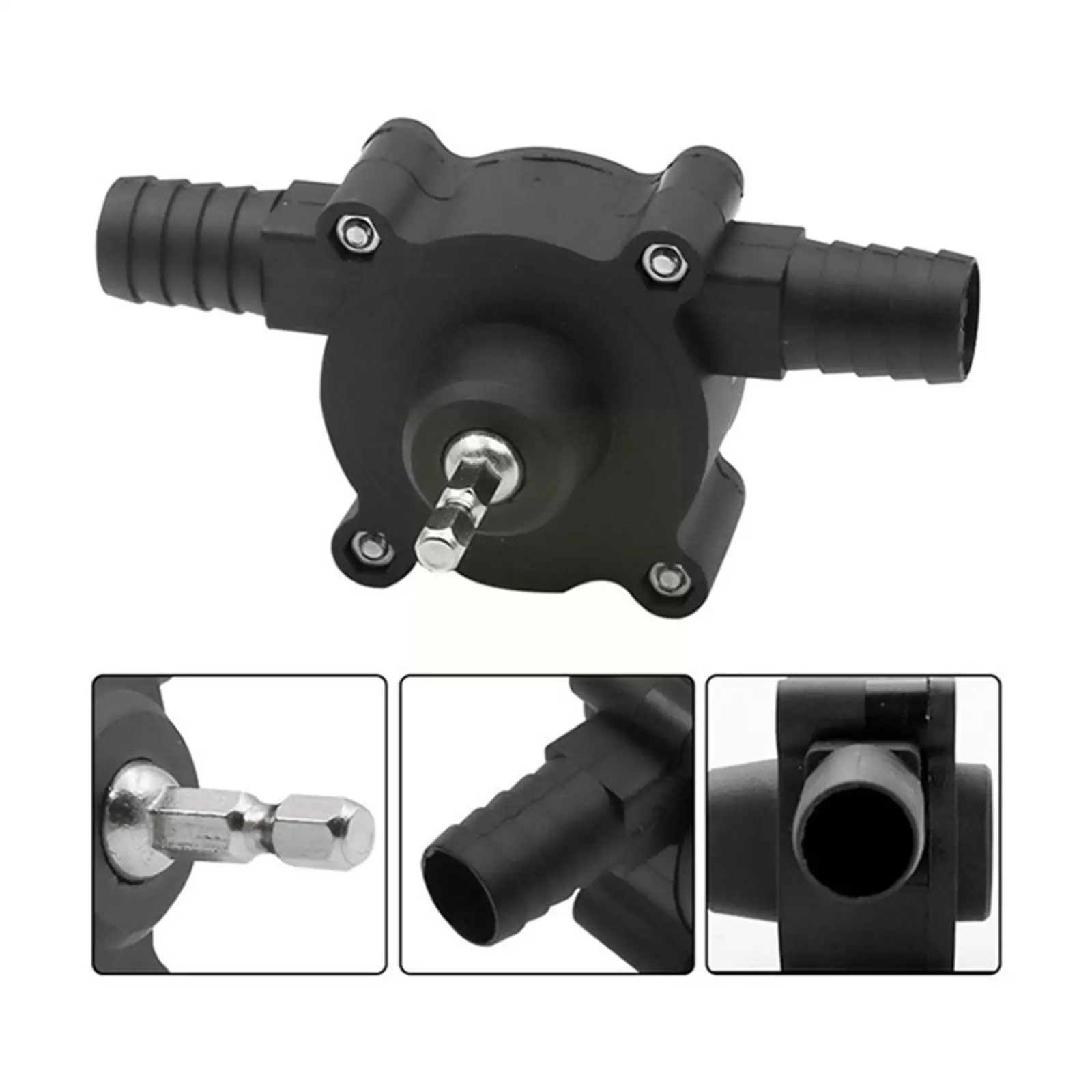 

Portable Electric Drill Pump Oil Fluid Water Pump Mini Transfer Home Hand Pumps Self-priming Liquid Tools Outdoor Garden Z3a3