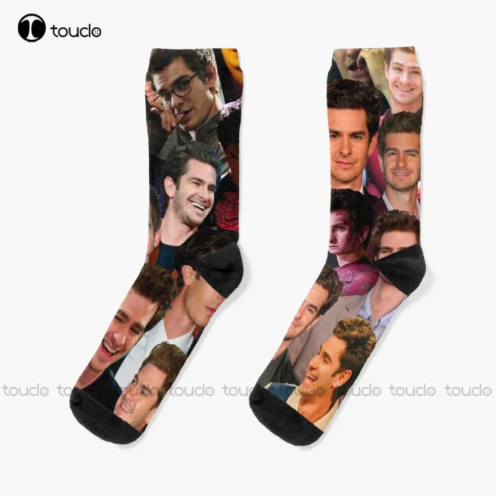 

Andrew-Garfield Photo Collage Socks Sock Boots Unisex Adult Teen Youth Socks 360° Digital Print Custom Gift Funny Sock