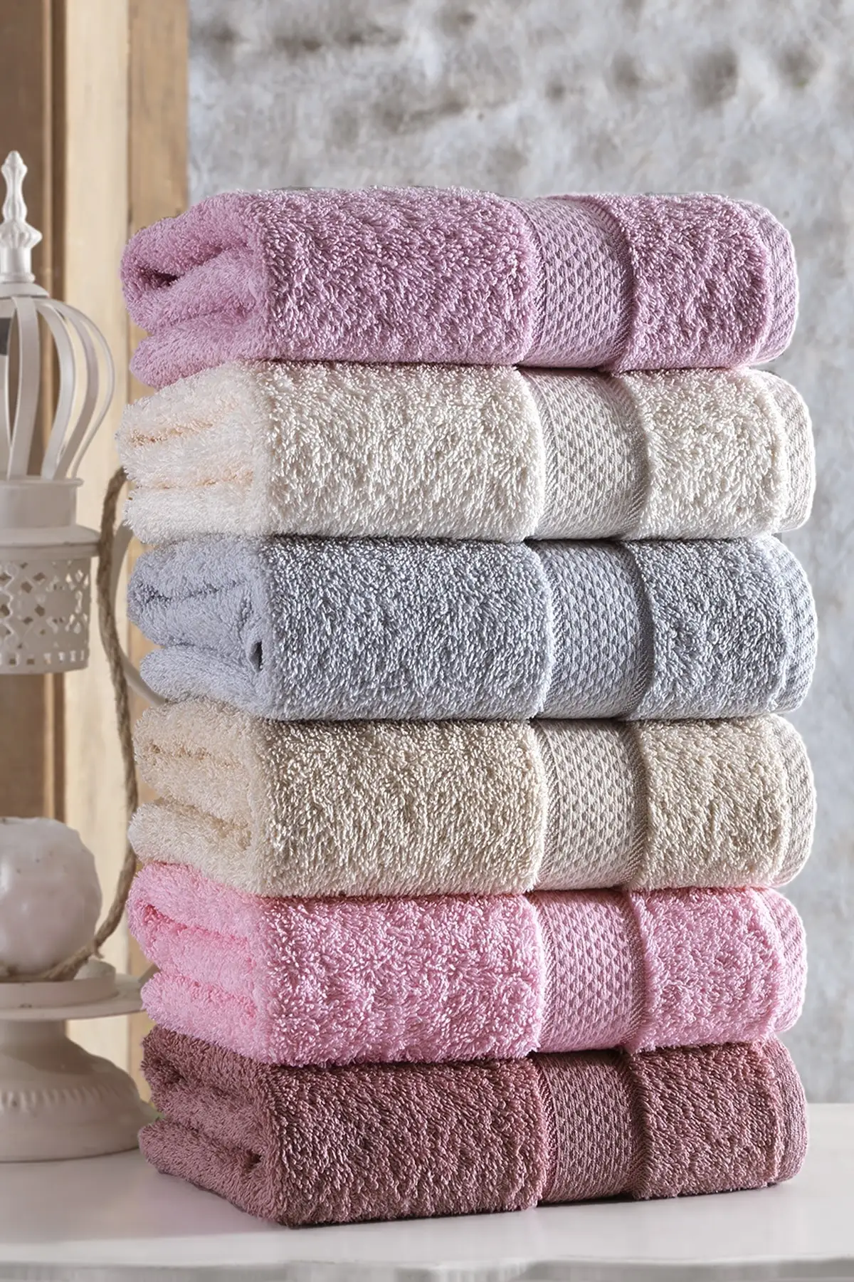 

50x85 Honeycomb Towel Set of 6