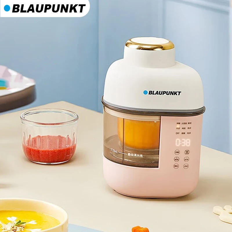 

Electric Food Processor 300ml Baby's Food Supplement Machine Multifunction Chopping Meat Vegetables Steaming Stirring Blender