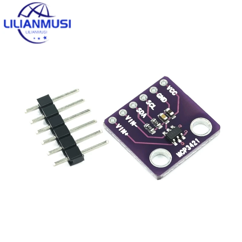 MCP3421 I2C SOT23-6 delta-sigma ADC оценочный модуль, плата для модуля последовательного анализатора PICkit