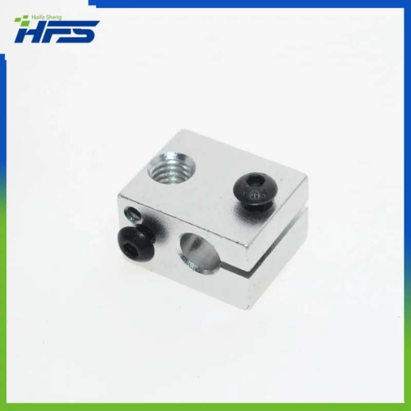 

Aluminium Heat Block for 3d printer E3D V6 J-head Makerbot MK7/MK8 Extruder 16mm*16mm*12mm