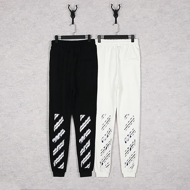 

2023 Fashion High-quality Summer Latest Casual Men's and Women's Tide Brand Drawstring Trousers Off Super Large Loose Sweatpants
