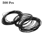 Прокладка и ободок для часов Seiko 500 мм, черные, со стразами, 0,8 шт.