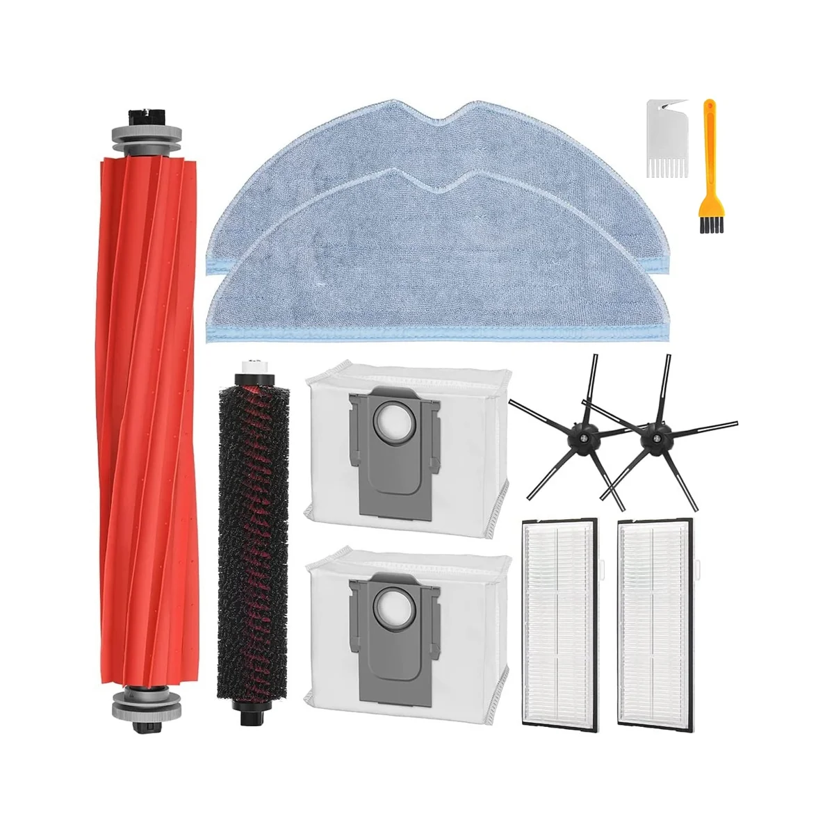 

For S7 MaxV Ultra, for S7 Pro Ultra, Accessory Kit Main Side Brush Hepa Filter Mop Bag