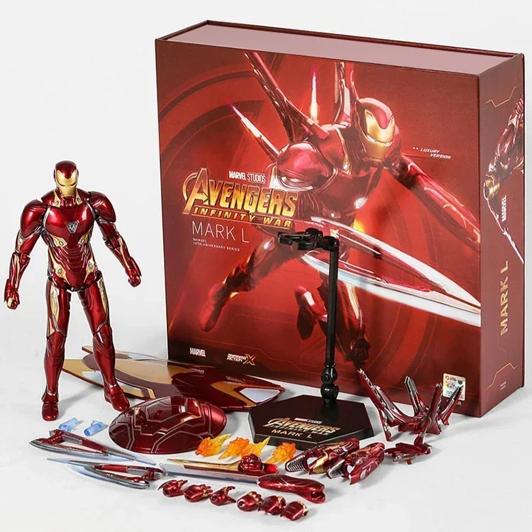 ZD Marvel Мстители игрушки Железный человек нанометровый военный доспех MK50 MARK50