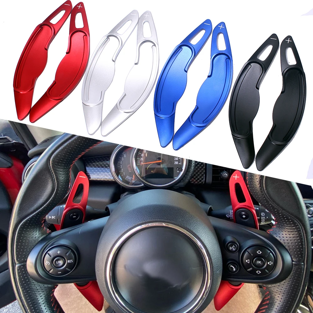 

For MINI Cooper S JCW F54 F55 F56 F57 F60 Countryman Clubman Aluminum Steering Wheel Shift Paddle Extension Cover Accessories