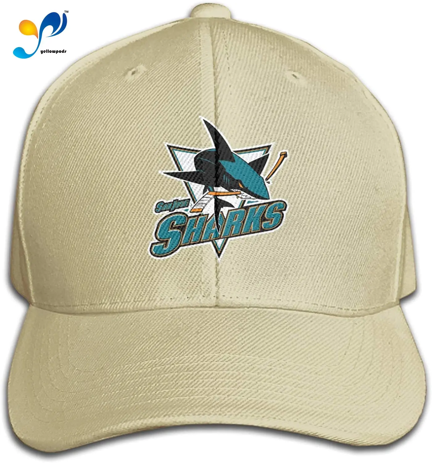 

Unisex Adjustable Personality Cap San Jose Hockey Fans Sh-Ark Baseball Hat Dad Hat Casquette Hat