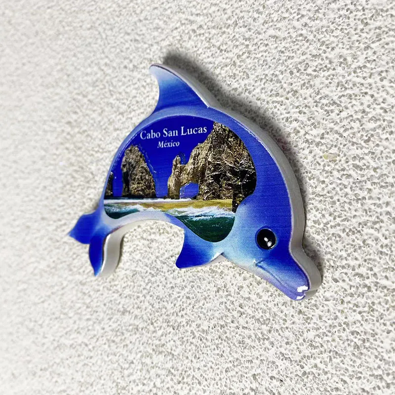 Cabo SAN Lucas Мексика туризм сувенирные поделки трехмерные декоративные дельфины 3d
