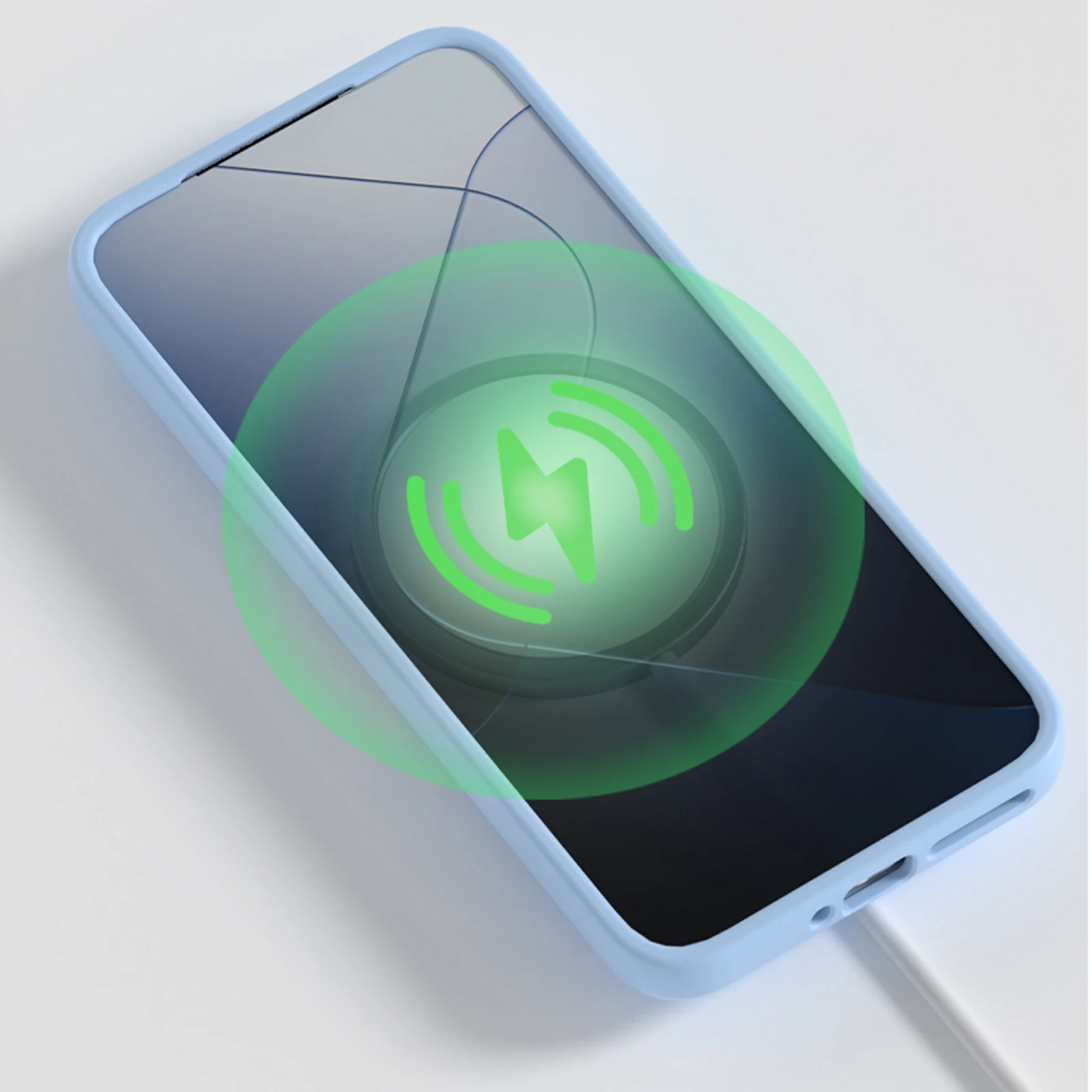 Противоударный чехол из жидкого силикона для Xiaomi 14 Pro Mi 13 13T мягкий шелковистый на