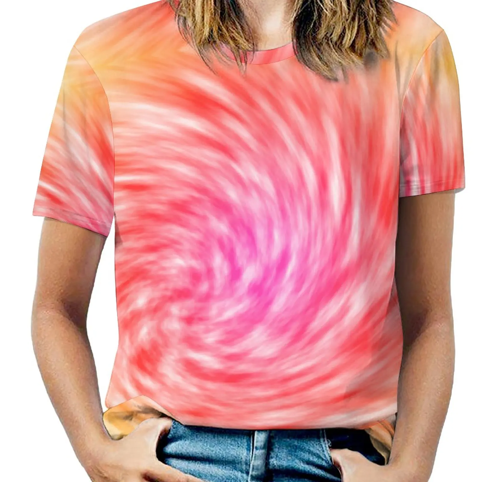 

Tie Dye Pattern. Tie Dye T-shirt Fresh Sport Casual Top Tee Graphic Travel USA Size