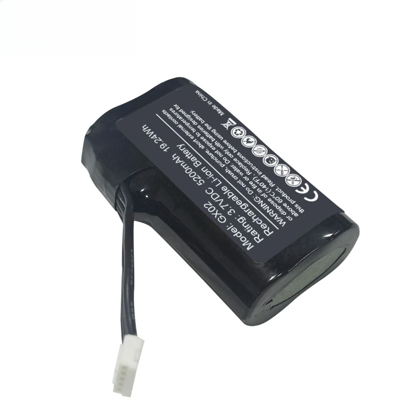 Фото Новейшая аккумуляторная батарея GX02 3.7V 19.24Wh 5200mAh для POS-терминалов XGD Nexgo N3 N5, высококачественная батарея для мобильных интеллектуальных терминалов №4