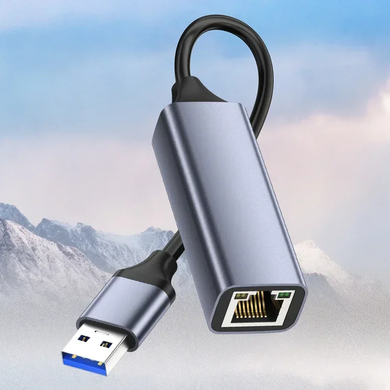 USB 3.0 2.0 Ethernet-адаптер ПК Интернет 1000 Мбит/с Сетевой адаптер RJ45 Type-C Gigabit 2.5G USB-RJ45 для