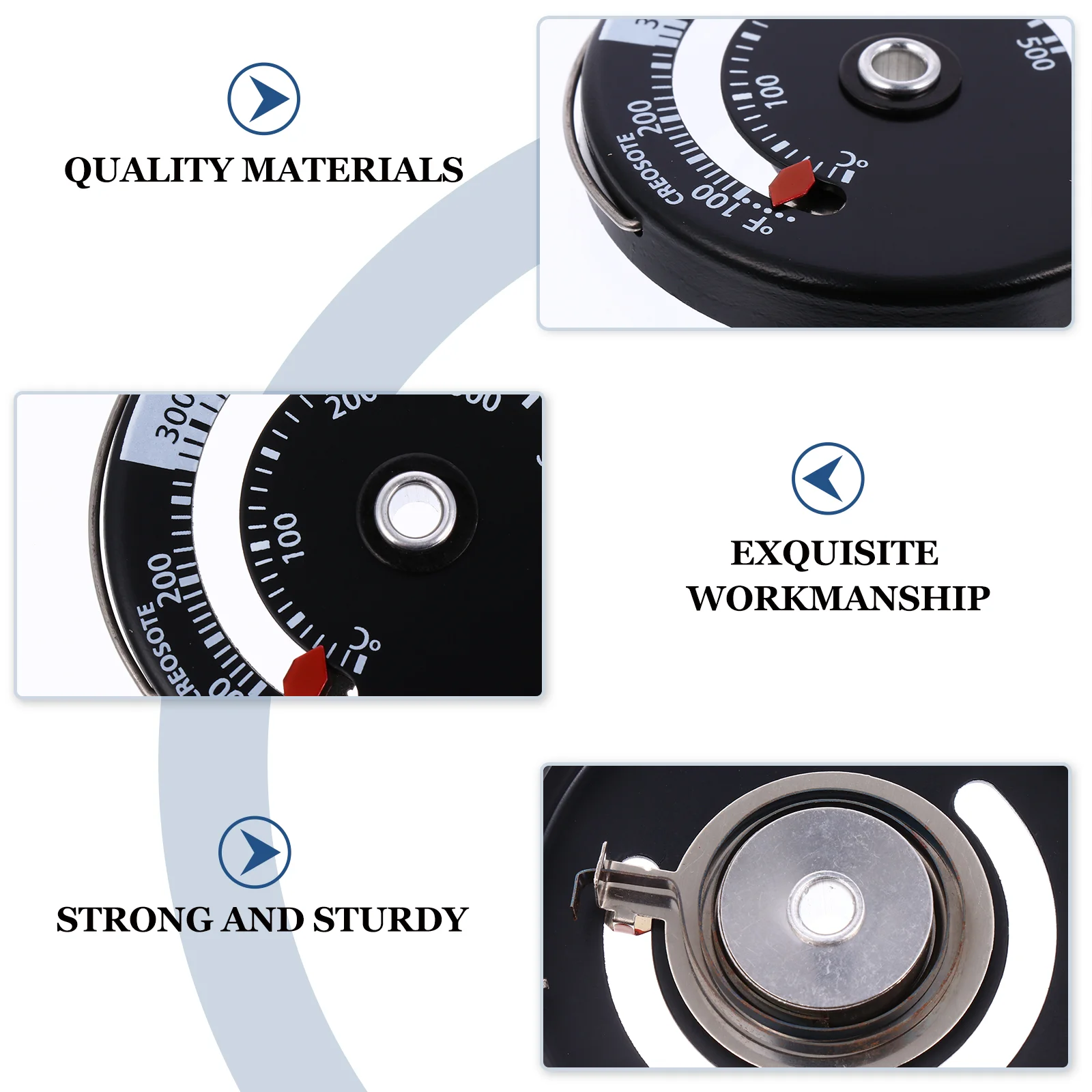 Термометр для духовки магнитная поверхность трубопровод печи легко читаемый