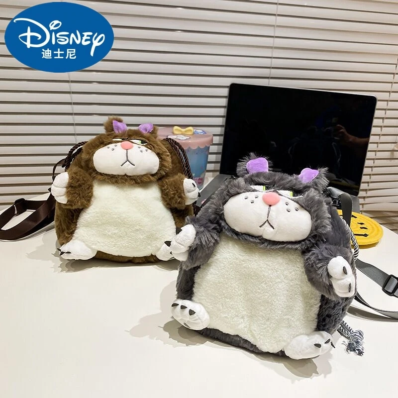 

Hot Disney Lucifer Cat Portable Drawstring Pocket Plush Toy Doll Tokyo Anime Cartoon Cinderella Cosmetic Storage Bags