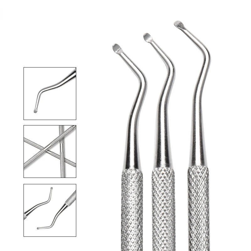 

Toe Nail Care Hook Ingrown Double Ended Ingrown Toe Correction Lifter File Manicure Pedicure Toenails Clean Foot Care Tool