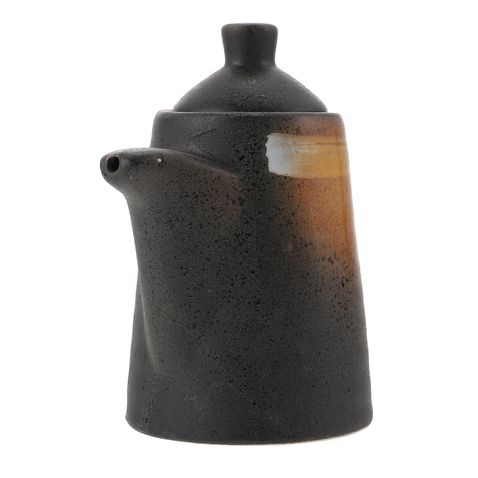 

Japanese Style Condiment Jar Ceramic Sauce Pot Vinegar Container for Home