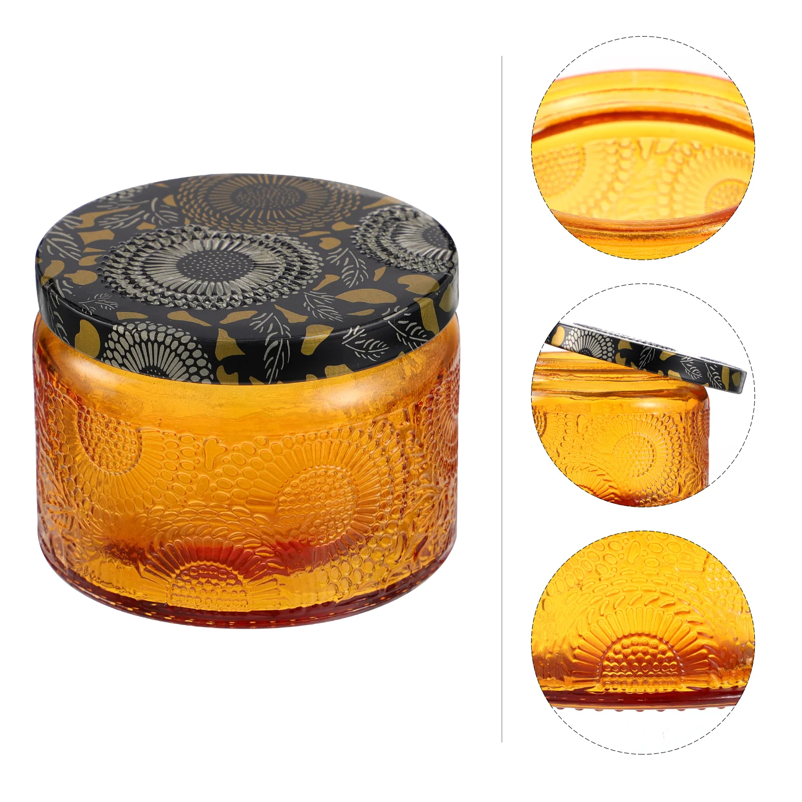 

Jar Jars Embossed Making Container Tin Diy Lids Containers Storage Petite Can Cups Round Blinking Scented Aromatherapy Sky Bulk
