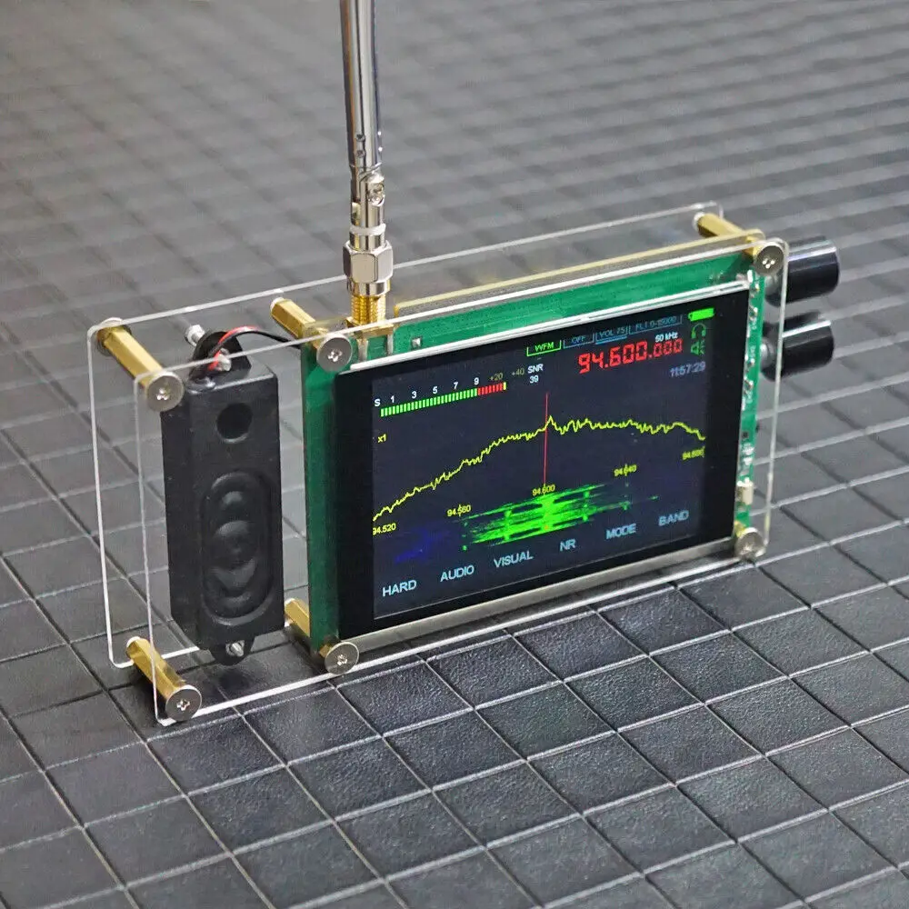 

Полнодиапазонный портативный SDR-ресивер 50 кгц-2 ГГц SDR радио/AM/FM/LSB/USB/спектра Malahit-DSP