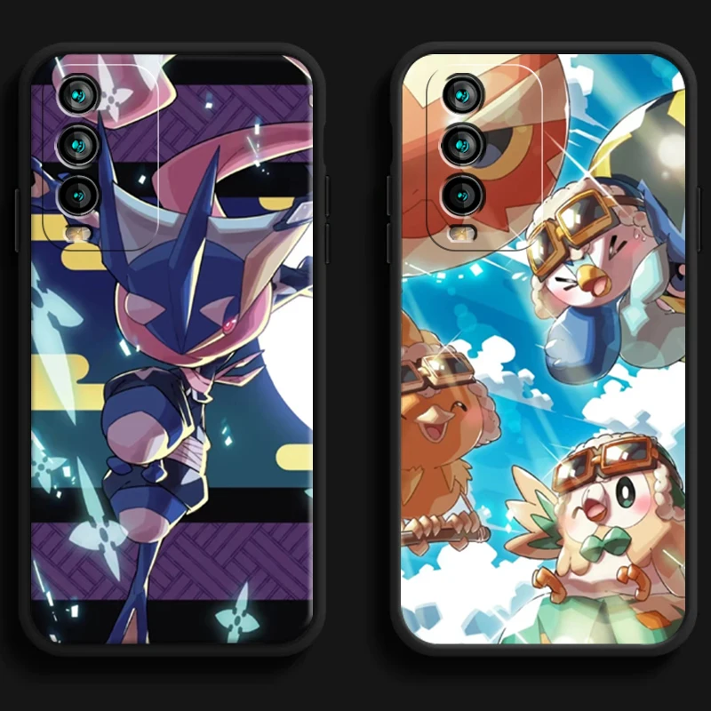 

Pokemon Greninja Phone Cases For Xiaomi Redmi Note 10 10 Pro 10S Redmi Note 10 5G Funda Coque Back Cover Soft TPU