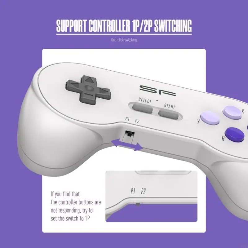 Игровая консоль мини-игровая 16-битный беспроводной геймпад для Super SNES + игровая