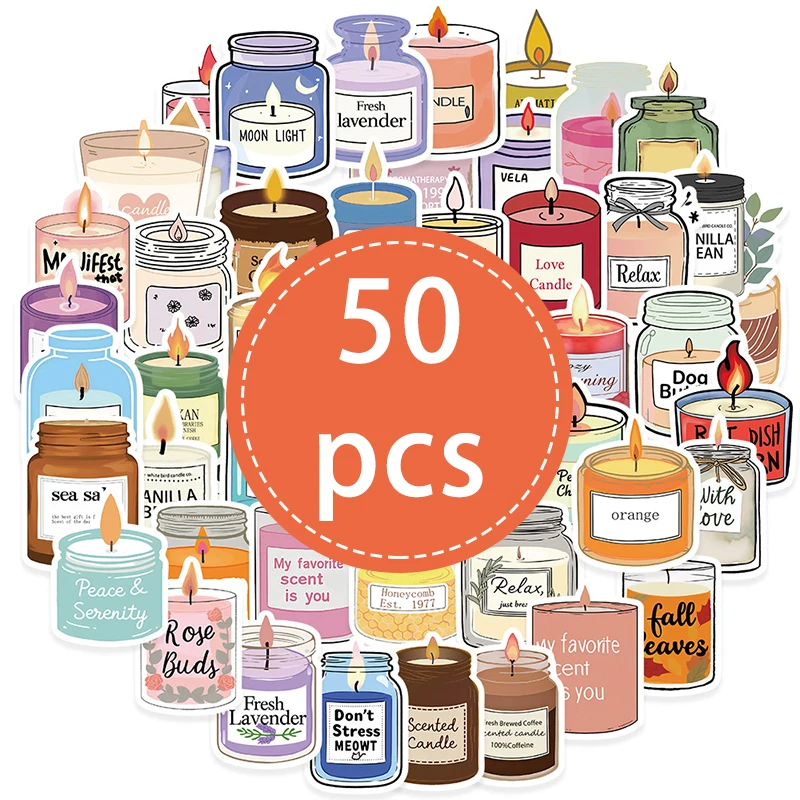 

50 шт. Ароматерапевтические наклейки ПЭТ