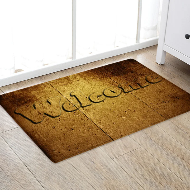 

Home Decorative Door Mat Carpet Indoor Outdoor Doormat 40x60cm Polyester Printed Non Slip Floor Mats Rugs