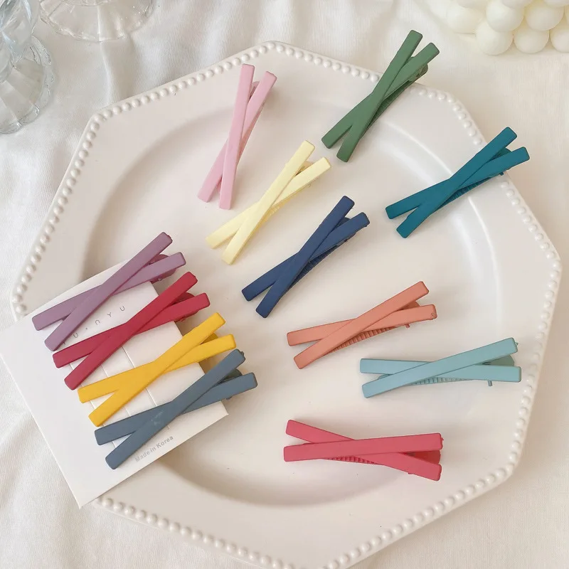 

(3 Pieces/Lot) Candy-colored Duckbill Hairpin Women Korean Retro Hair Clip Girl Hair Accessori