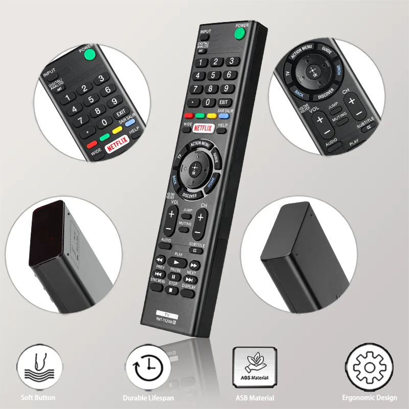 Детали для пульта дистанционного управления Sony Smart TV
