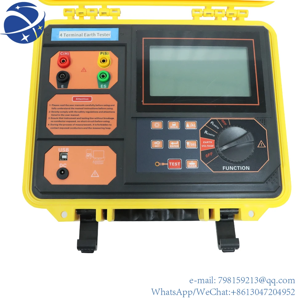 

Digital Automatic Four-point Method Wenner Grounding Soil Resistivity and Earth Resistance Tester