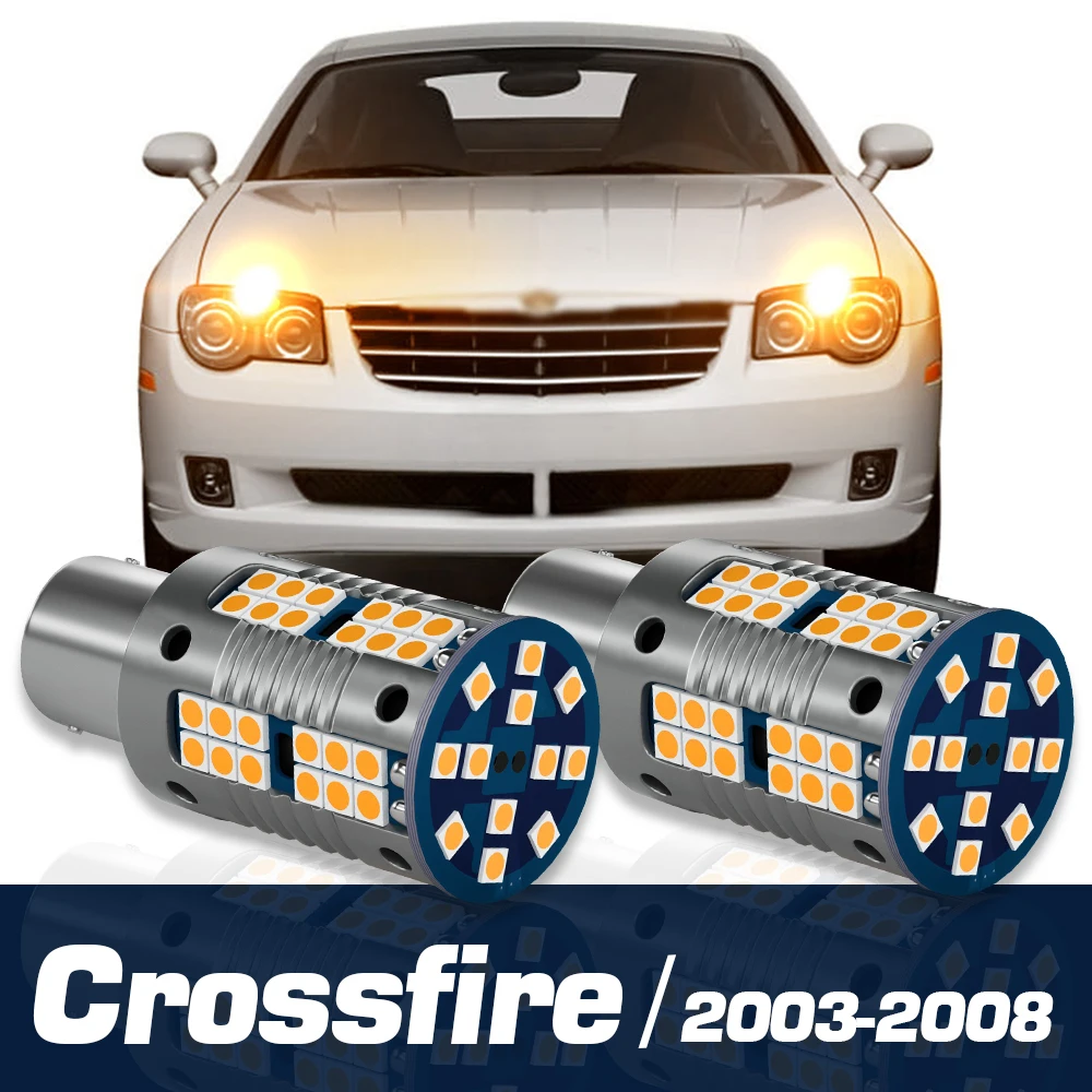 

2pcs LED Turn Signal Light Canbus Accessories For Chrysler Crossfire 2003-2008 2004 2005 2006 2007