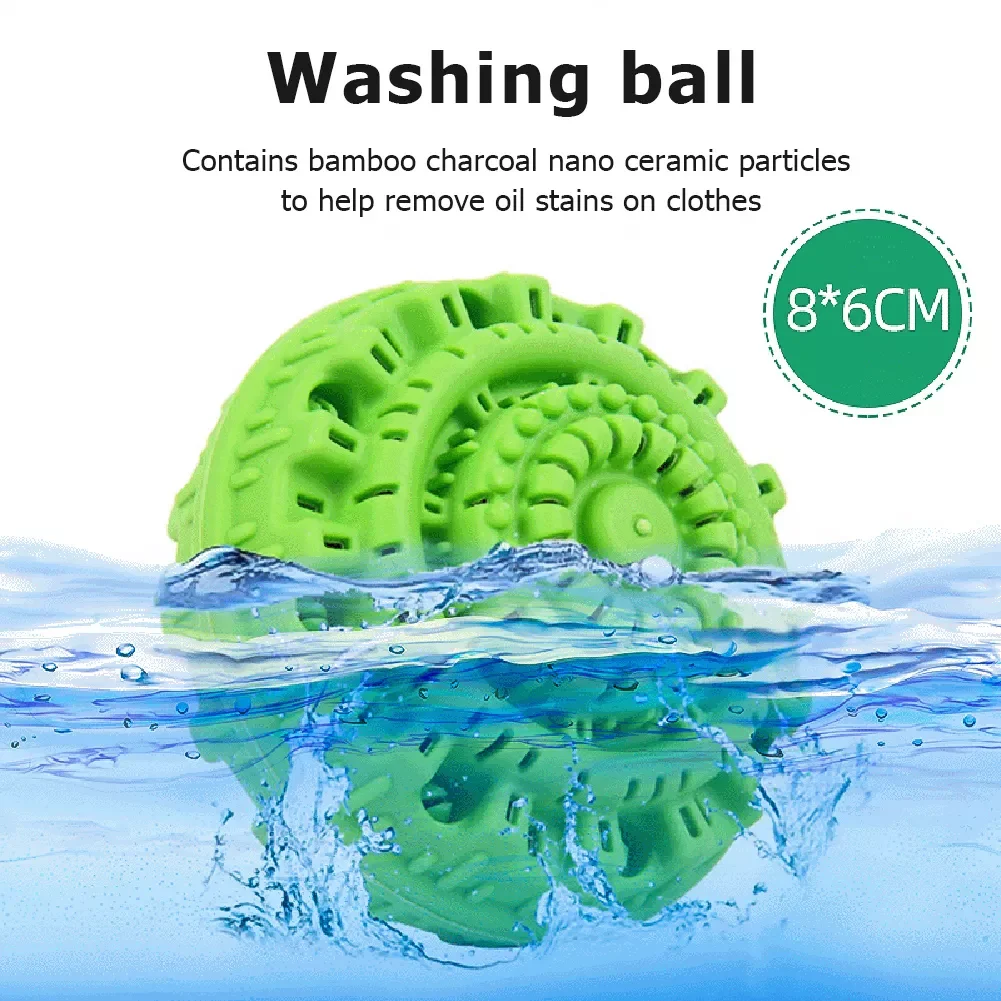 

Practical Washing Cleaning Ball Eco-friends Laundry Ball Orb Household Super Decontamination Cleaning Washing Ball