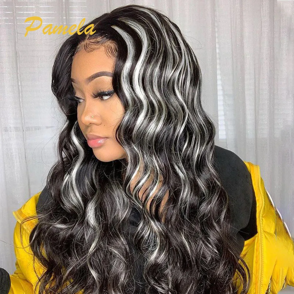 

Ombre 1b/613 Blonde Transparent Lace Front Wig For Women Brazilian Body Wave 30inch Honey Blonde 613 Lace Frontal Human Hair Wig