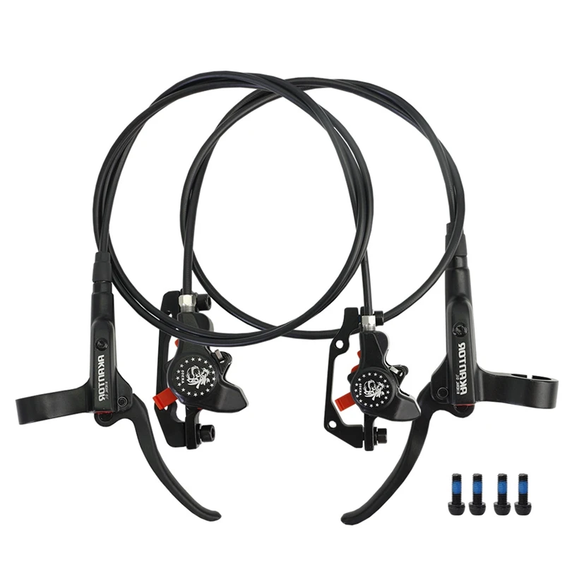 

AKANTOR MTB Hydraulic Disc Brake Calipers Rotor Front Left/Right Rear 800/1400Mm Oil Pressure Disc Brake Set
