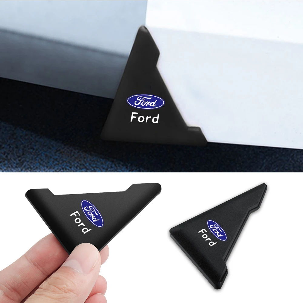 

2PCS Silicone 90 Degree Angle Car Door Corner Covers Bumper Crash Protector For Ford Mustang GT RS Fiesta Mondeo Kuga Mustang