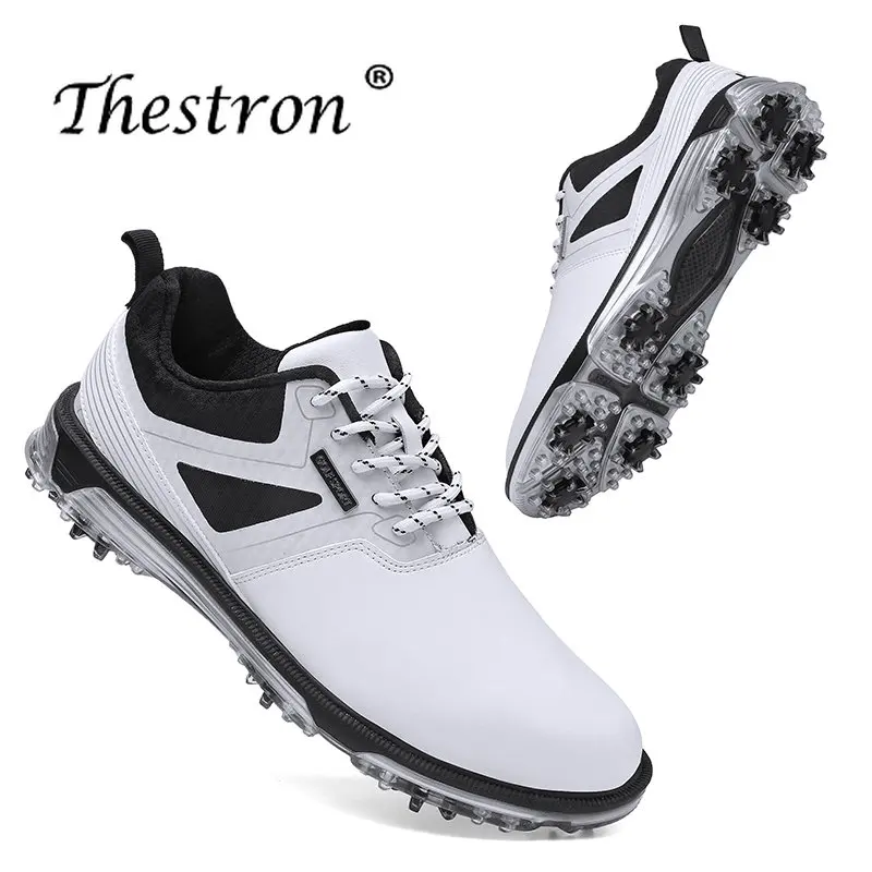New Professional Golf Shoes Men's Outdoor Comfort Golf Shoes Grass Anti Slip Golf Shoes Large 40-47 Golf Shoes