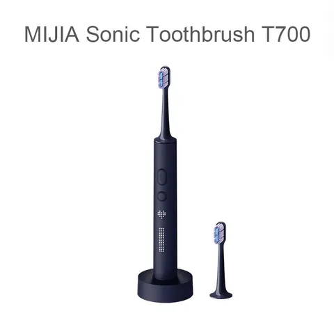 2023 XIAOMI MIJIA T700 Sonic электрическая зубная щетка отбеливание зубов ультразвуковая Вибрация щетка для чистки полости рта Смарт приложение светодиодный дисплей