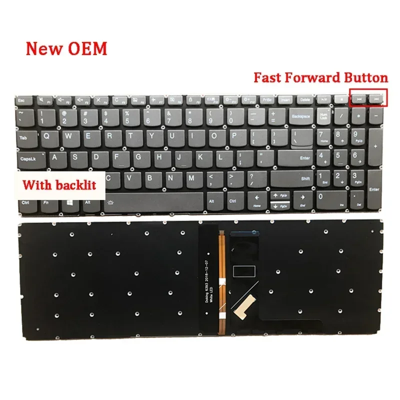Новая оригинальная сменная клавиатура для ноутбука Lenovo 330s-15ikk 15R 15ast V330 720s-15ikk 300